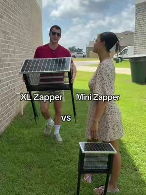 There is no comparison, don’t go cheap on the small ones #solarbugzapper #bugzapper #bugrepellent 