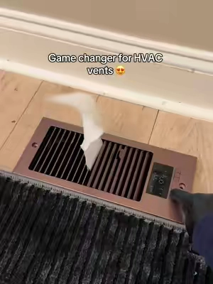 Upgrading my hvac vents #fyp #registerboosterfan #hvac #homeimprovement #TikTokshopbacktoschool 