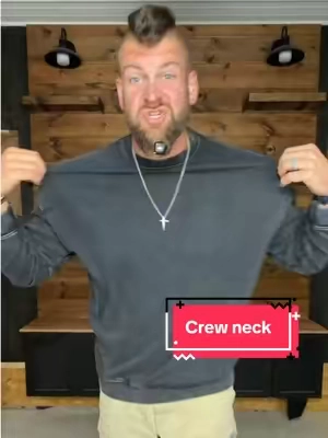 This is all kinds of comfy #bigandtall #mensshirts #crewneck 