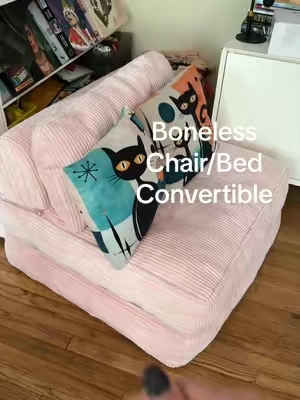 Free shipping  Sikaic 3 in 1 Folding Sofa Bed Lounge Chair with Pillows, Modular Multi-Functional Armchair for Living Room, Bedroom, Home Office, Boneless Couches, Easy Assembly, Home Furniture, Dorm Essentials ##TikTokshopbacktoschool##dorm##chair##bed##furniture
