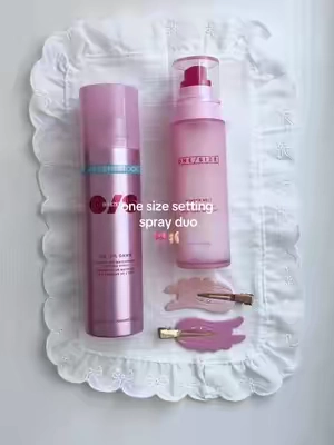 obsessed 💞 #onesize #settingspray #makeup #waterproofmakeup 