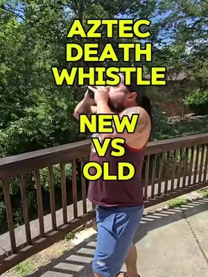 The Aztec Death Whistle is perfect for Halloween to scare trick-or-treaters. It's incredibly loud, over 125 decibels! #AztecDeathWhistle #HalloweenScare #LoudWhistle #sasquatch #skinwalker