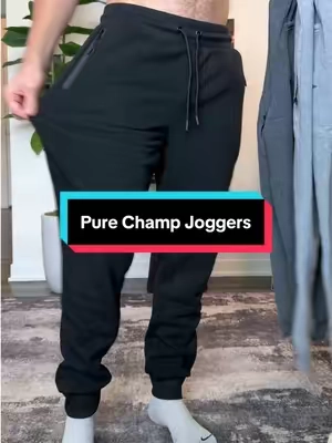 @PURE CHAMP  #TikTokshopbacktoschool #joggers #sweatpants #fleece #athleticwear 