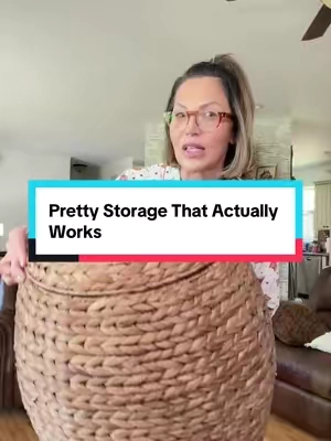 Storage basket with a lid is exactly what I want when I need to hide clutter without making the room look like a storage unit. This Best Choice Products hyacinth basket gives you functional storage that still looks like decor. #StorageBasket #HomeOrganization #BestChoiceProducts