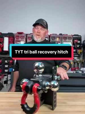 One hitch, multiple trailers, and no more swapping ball mounts every time you hook up. The TYT adjustable heavy-duty trailer hitch combines a tri-ball mount with multiple height positions, giving you the flexibility to match different trailers and keep your setup where it needs to be. The integrated tow shackle adds another useful recovery option, while the included locking system helps secure the hitch to your receiver. Whether you’re pulling a utility trailer, equipment trailer, boat, camper, or anything else around the property, this adjustable trailer hitch is built to make switching between setups a whole lot easier. #TrailerHitch #TowingEquipment #TrailerAccessories #TruckAccessories #Towing