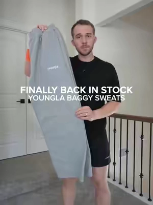 YoungLA Baggy Sweatpants #youngla #Fitness #TikTokshopbacktoschool 