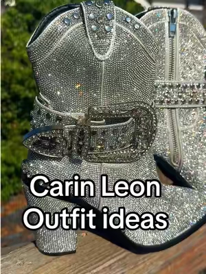 Rhinestone Cowgirlboots para concierto !! #carinleonconcertoutfit #carinleonoutfit #carinleonoutfitideas #rhinestonecowgirlboots @Dolls Kill 