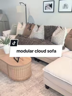 Proof that the right furniture can completely transform a room ✨ such an easy way to make your space feel more elevated, cozy, and pulled together. #HomeDecor #FurnitureFinds #RoomMakeover #cloudcouch #modularsofa @Weture Official @weture_home @weture_furniture 