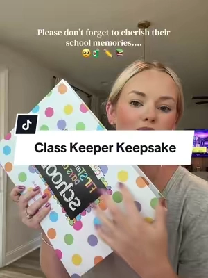 From preschool to college… the keepsake that every child deserves. 🥹❤️ can’t wait to pass this down one day! @Denise Albright Studio #classkeeper #MomsofTikTok #schoolkeepsake #backtoschool #TikTokshopbacktoschool 