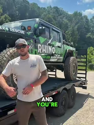 Rhino USA’s Heavy Duty Vehicle Ratchet Tie Down Kit backed by Rhino USA's Lifetime Warranty! #rhinousa #trailering #vehiclehauling #sxs #trucktrailer 
