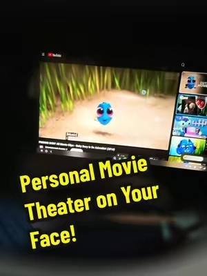 Your own Personal movie theater for your face! Xr is what vr tried to be but vr just flopped! #xr #vr #techtok #TikTokshopbacktoschool #backtoschool 