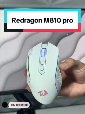 Redragon M810 Pro Wirless Gaming Mouse 10k dpi and 1000hz pulling rate Compatible with Pc and Consoles #redragon #gamingmouse #m810 #redragonmouse #pcgaming 