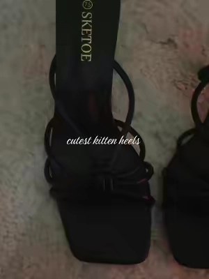 #heels #kittenheels #shoes #black #inspo 