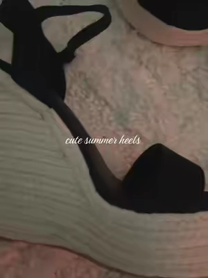 #heels #Summer #black #inspo #wedgeheels 