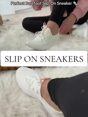 These barefoot slip on sneakers have been one of my fave TikTok shop finds.  I use my grey pair almost every day for the past (almost) two years 🤪 It was time to replace them with a new pair, but they definitely hold up and last through regular use.  These sneakers are lightweight, wide foot friendly, super comfy and true to size.  #barefootsneakers #sliponsneakers #walkingshoes #womenswalkingshoe #affordablesneakers 