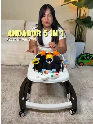 Andador 5 en 1, crece con tu bebé y lo mejor de todo es que lo puedes guardar en espacios reducidos ya que se pliega. #babywalker #andador #babymilestones #momcommunity #firsttimemom  @Suposeu Baby Store 