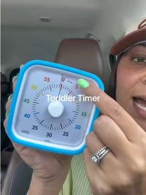 help your toddlers with transitions with this simple tool!⏰🌈 #toddlertime #toddlertimer #timer #toddlertantrums #toddlermusthaves 