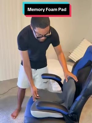 Memory Foam Pad #backpain #painrelieftips #gamingchair #memoryfoam #relief 