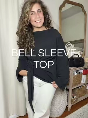 How classy is this tie knot top #worktops #classytop #TikTokshopbacktoschool #Backtoschool 