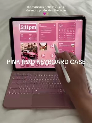 Obsessed with this case !! 🩷 #ipad #ipadcase #ipadkeyboard 