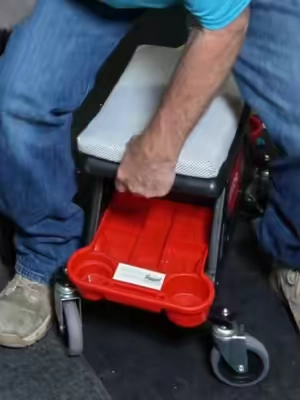 VEVOR Mechanic Stool! This heavy-duty rolling mechanic seat supports up to 300 lbs and features a cushioned seat, smooth 360° rolling casters, and 2 locking wheels for stability. Keep automotive tools organized with 3 slide-out tool trays and a convenient drawer. Perfect for car repair, detailing, tire changes, maintenance, DIY projects, and garage work. A practical gift for mechanics, dads, husbands, and automotive enthusiasts! #VEVOR #MechanicStool #MechanicSeat #AutoRepair #GarageTools #AutomotiveTools #DIYTools #ToolStorage #GiftForMen #TikTokShopCreatorPicks