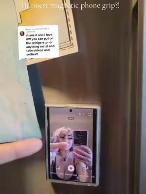 Replying to @andreal8292 Thinnest magnetic phone grip! #ohsnapphonegrip #magsafeaccessories #magneticphonegrip  @Ohsnap Official 