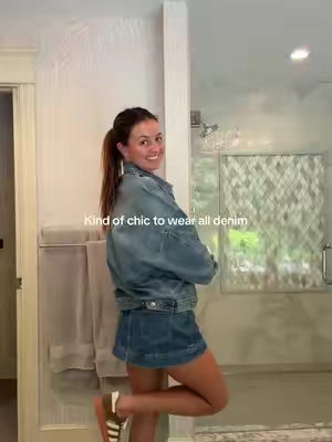 I’ll be wearing this outfit on repeat #tiktokmademebuyit #tiktokshopcreatorpicks #TikTokshopbacktoschool #tiktokshop #denim 