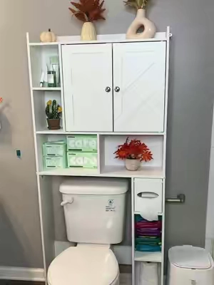 Si tu baño es pequeño necesitas este organizador #organizadordebaño #organizedhome  #muebledemadera #tiktokshopblackfridaysale  #backtoschool 