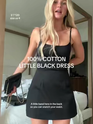 100% cotton romper dress!!! #lbd #minidress #blackdress #goingoutoutfit #datenightoutfit 