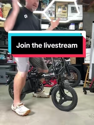 Join the live stream to get one of the best selling bikes on all of Tiktok ##ebike##bike##tiktokshopcreatorpicks##TikTokshopbacktoschool##foldingebike