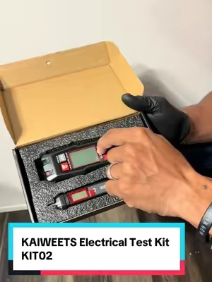 KAIWEETS Electrical Test Kit KIT02, Non-Contact Voltage Tester and GFCI Outlet Tester with LCD Display, Wiring Fault Checker, Outlet Tester Kit for Electrician, DIY, 2-Piece #electricaltester #electrical #TikTokshopbacktoschool #voltagetester #paratiiiiiiiiiiiiiiiiiiiiiiiiiiiiiii 
