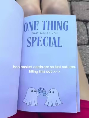 Boo basket cards are so out and this boo basket book is so much better 