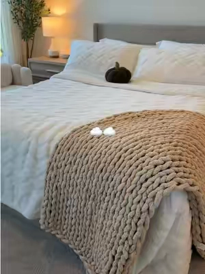 Edredón suave y acogedor perfecto para dormir bien calientito todo el invierno, su diseño le dará un toque tan bello a tu habitación  #comforter #comforterset #cozyathome #BackToSchool #tiktokshopsummersale 
