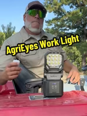 AgriEyes Rechargeable Magnetic Rotating LED Work Light #worklight, #agrieyes, #ledlight, #TikTokShopCreatorPicks, #TikTokshopbacktoschool 