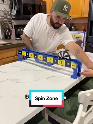 CAUTION: play at your own risk with your loved one! 😂 #spinzone #boardgames #familygames #familygamenight #TikTokshopbacktoschool 