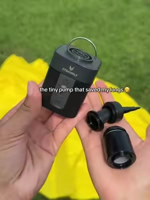Adding this to my list of things I didn’t know I needed until I had one 😂 #portableinflator #airpump #etenwolfairpump #portableairpump 