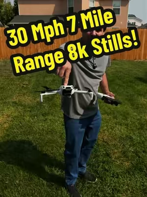 30 mph over 7 mile range now after the ban we get the same great drone just not the internal fees or terrif charges #backtoschool #TikTokshopbacktoschool #drone #drones #droneshot 