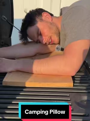 This camping pillow changed the game for me! #campingpillow #campinghack 