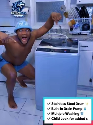 Make laundry day easier with this Full-Automatic Portable Washing Machine! Perfect for apartments, dorms, and homes where you need powerful cleaning without taking up too much space. 🏠🧺 ✔️ Full-Automatic Washing System 🔄 ✔️ Wash & Spin in One Machine 🧺 ✔️ Available in 17.8 / 25 / 30 LB Sizes 💪 ✔️ Compact & Space-Saving Design 🏠 ✔️ Stainless Steel Inner Drum ✨ ✔️ Built-In Drain Pump 💧 ✔️ Multiple Washing Programs 👕 ✔️ Child Lock for Added Safety 🔒 ✔️ Smart Delay Function ⏰ ✔️ Easy-to-Use Controls 👆 ✔️ Great for Apartments, Dorms & Homes 🏡 Enjoy clean clothes without needing a full-size laundry setup! 🧺✨ #chensal #PortableWasher #WashingMachine #LaundryDay #HomeAppliances   