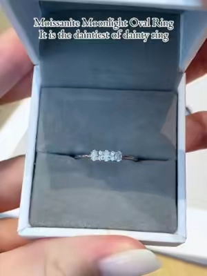 Moissanite Moonlight Oval Ring💍It is the daintiest of dainty rings💎✨#ring #moissanitering #moissanite #TikTokShopSummerSale #delzzad #waterproofjewelry #jewelry #giftideas #2026 #viral #delzzadjewelry #nontarnishjewelry #beautiful #luxury #affordable #diamond #diamondtester #ovalring #TikTokshopbacktoschool #BackToSchool2026 #DormTour #CollegeEssentials