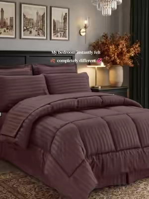 Maybe all you're really missing is the right bedding.#beddingset #cozystyle #beddingset 