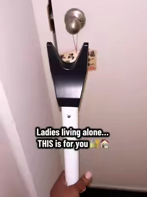 Living alone means taking your peace of mind seriously 🔐🤍 An extra layer of security never hurts. #LivingAlone #HomeSecurity #ApartmentLiving #SafetyAtHome #TikTokShopFinds 