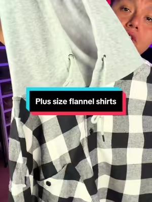 Plus size flannels for men #flannel #flannelshirt #plussize #plussizeflannel #TikTokshopbacktoschool 