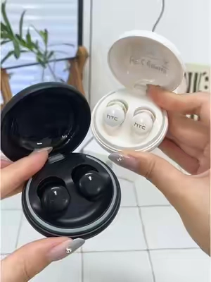 Auriculares electrónicos de audio inalámbrico HTC NE92, mini auriculares invisibles, auriculares para dormir con cancelación de ruido Bluetooth 6.0, micrófono incorporado, capacidad de carga, tecnología portátil#DealsForYouDays #imprescindible #tendencia #fyp #util #esencial #gadgetviral #viral #parati #recomendado #comprarentiktok #tiendadetiktok #compraya #bonito #calidad 