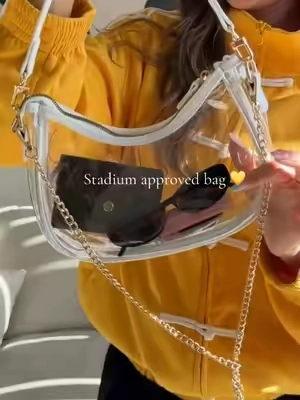 Clear Bag 👌 #clearbag #clearpurse #concertbag #stadiumapprovedbags #clearpurse 