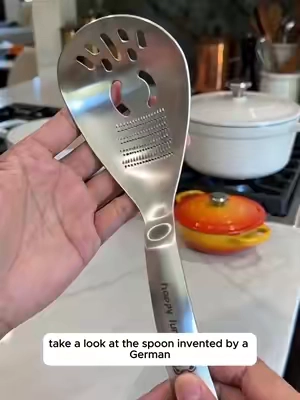 Don't underestimate this spoon; it has 5 functions.#tiktok#tiktokshop#LifeHack#foryoupage#fyp