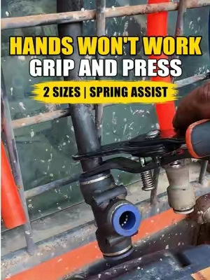 Push to connect fittings. Press the release ring. Hose pops right off. No damage. #AirHosePliers #QuickDisconnect #PushToConnect #pneumatic #TikTokshopbacktoschool