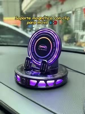 ¿Todavía no encuentras el soporte de teléfono ideal para tu coche? Este es perfecto para ti. #carmount #phoneholder #wirelesscharging #tiktokmademebuyit #TikTokshopbacktoschool 