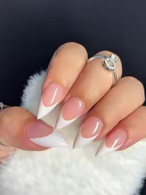 Look at my nails. Look again. 💗🐉WL #fyp #pressonnails #nail #stilettonails #TikTokshopbacktoschool 