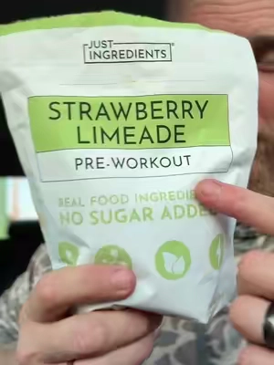 @Just.Ingredients Strawberry Limeade pre-workout. #preworkout #workout #justingredients 